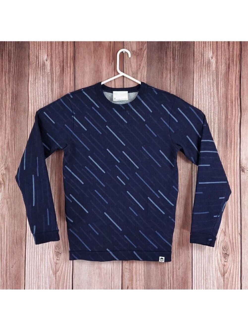 G-Star Raw by Marc Newson Mens Small Stars Sky Painted Printer Sweatshirt Navy